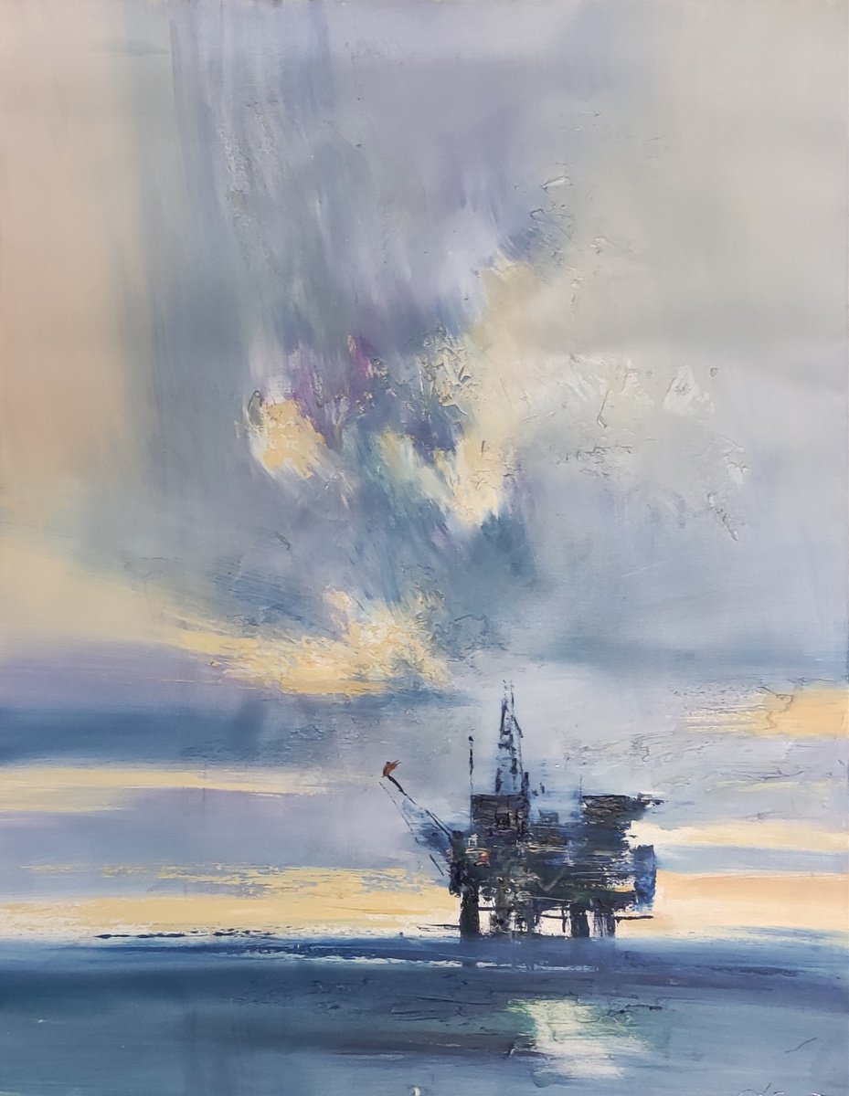 Oil derrick by Dmitrii Ermolov