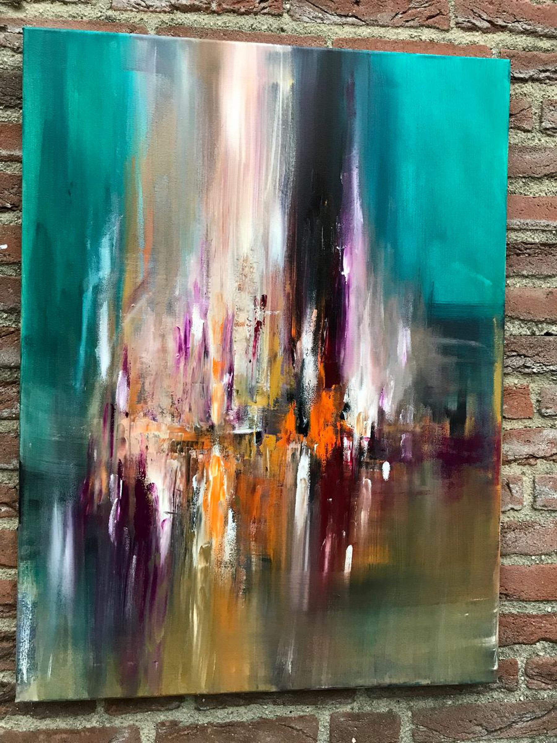 Beginning Of The Night Abstract Acrylic Artfinder
