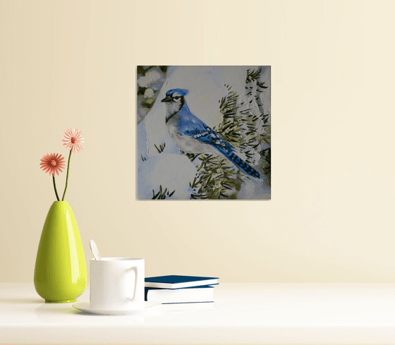 Jay Bird, Bluebird Small Art