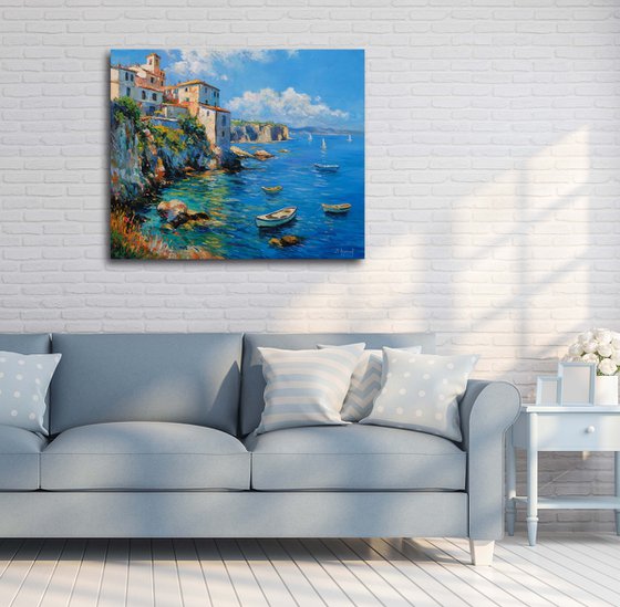 Mediterranean Coastal Village