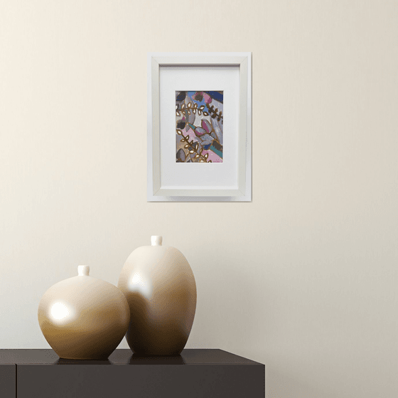 FLOWERS STILL LIFE 3. (framed)