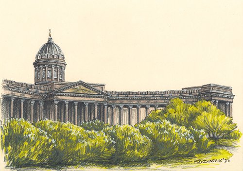 Kazan cathedral in Saint Petersburg by Sasha Podosinovik