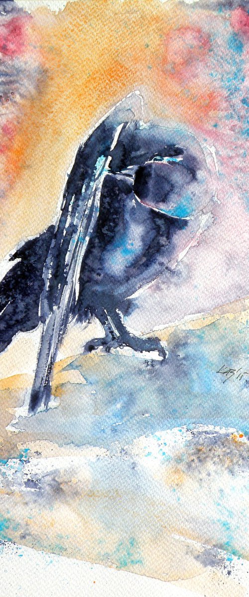Crow in autumn II by Kovács Anna Brigitta