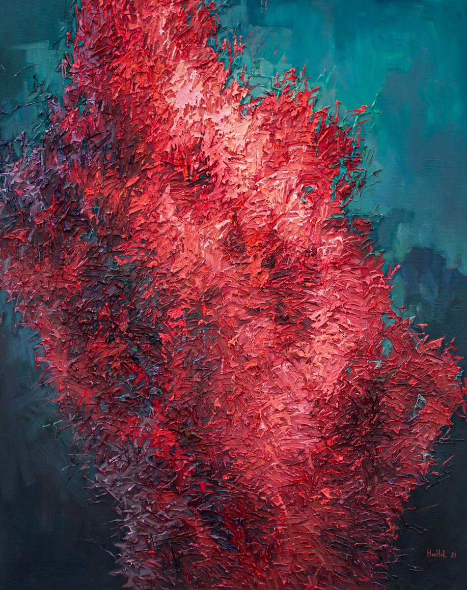 Flowering 49 By Olena Horhol, 31 X 39, Artwork For Sale On Artfinder