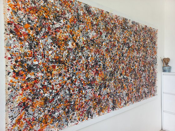 Abstract painting by M.Y.