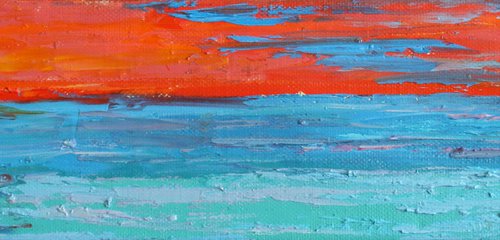 Sunset II  /  ORIGINAL PAINTING by Salana Art / Svetlana Samovarova