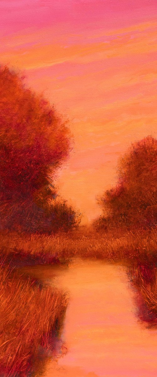 Sunset Marsh 260702 by Don Bishop
