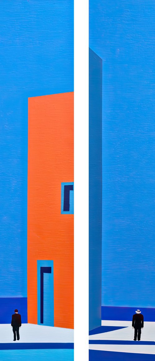 In Between Diptych by Veronika Obushikhina