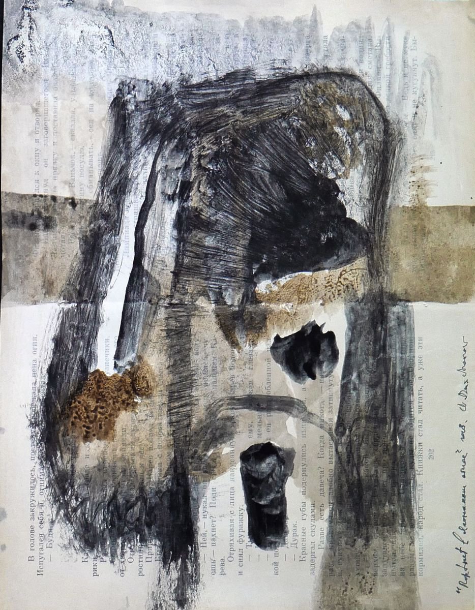 Portrait of samurai by Ulugbek Doschanov