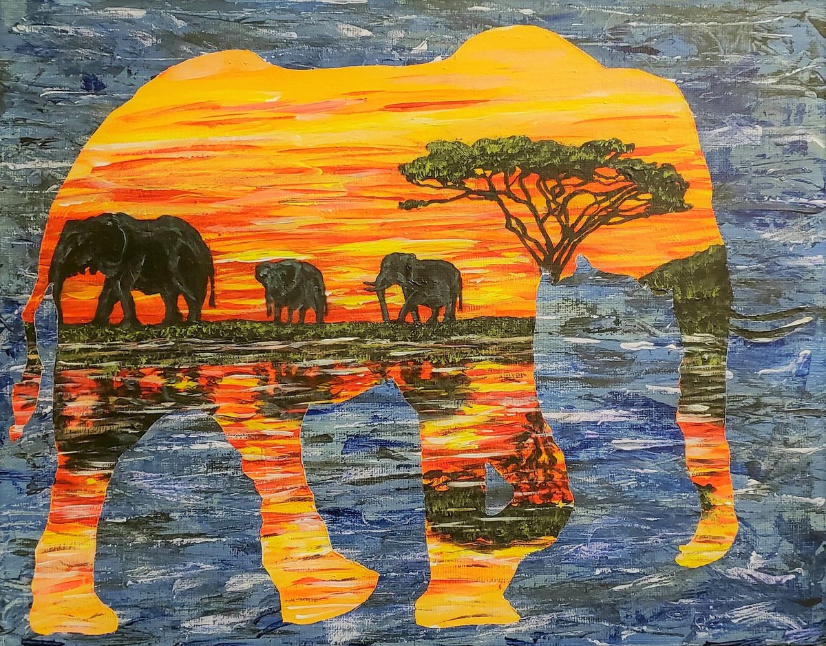 Elephant Troop by Robbie Potter