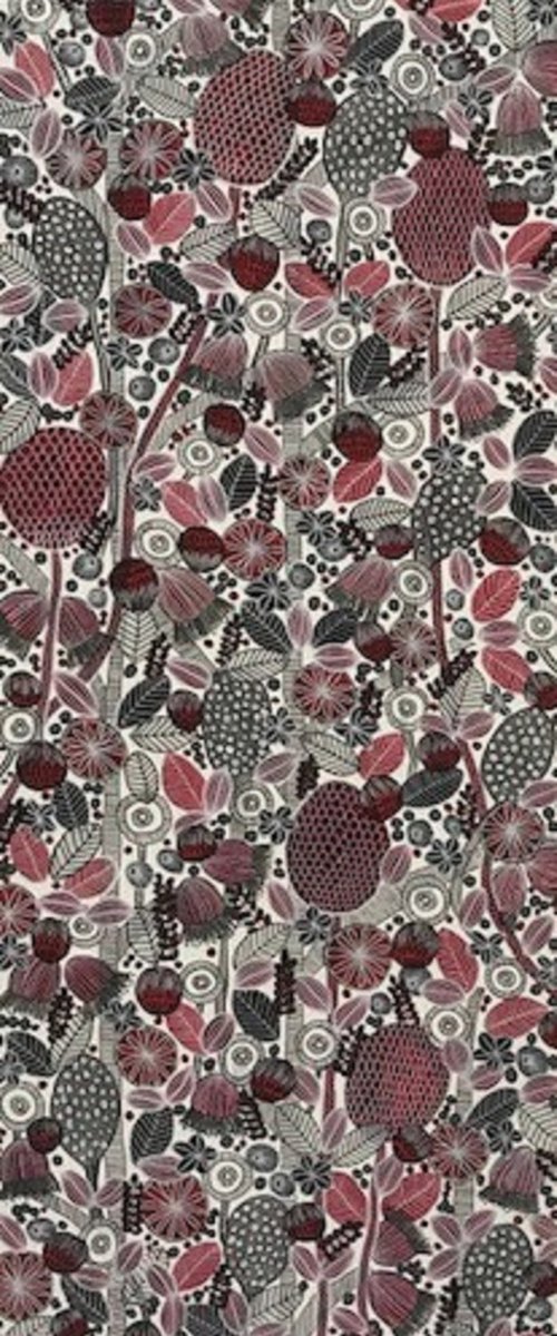 Red, Black and Grey Blooms - CZ20018 by Carol Zsolt