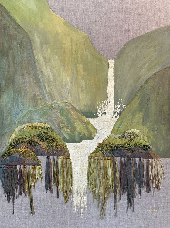 Mossy Mountains Waterfall