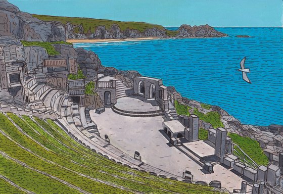 The Minack theatre, Porthcurno