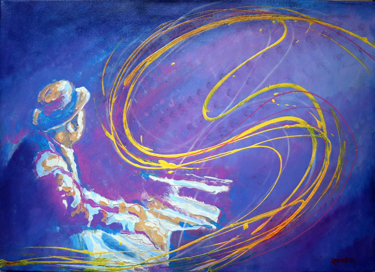 Jazz Pianist. by Rakhmet Redzhepov