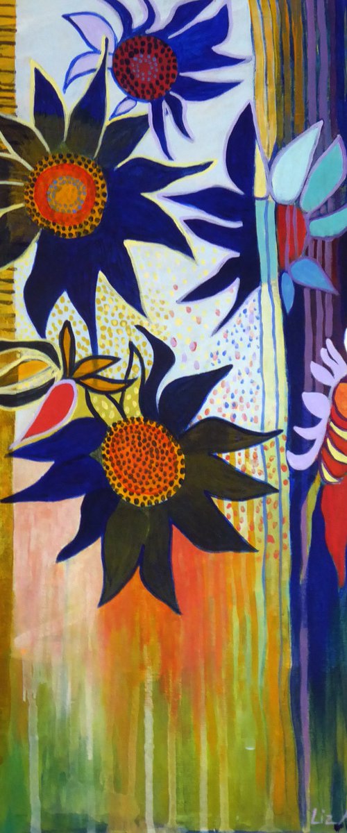 Sunflowers (after Kushner) by Liz Allen
