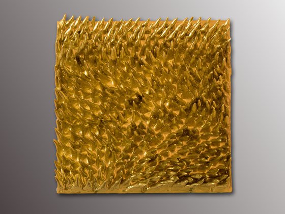 Gold Texture #1 | Triptych