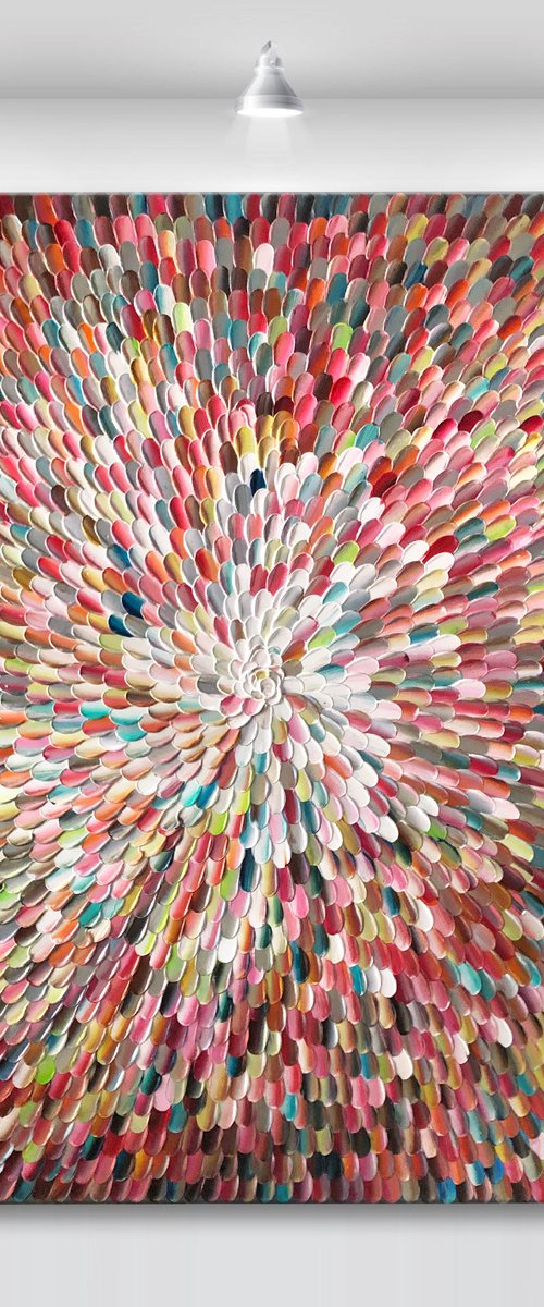 ‘Agathe XIX' - 48x48" by Tatiana Georgieva