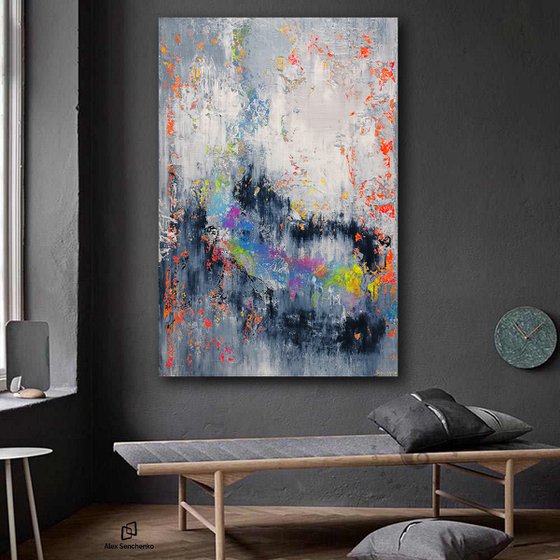 150x100cm. / abstract painting / Abstract 1211