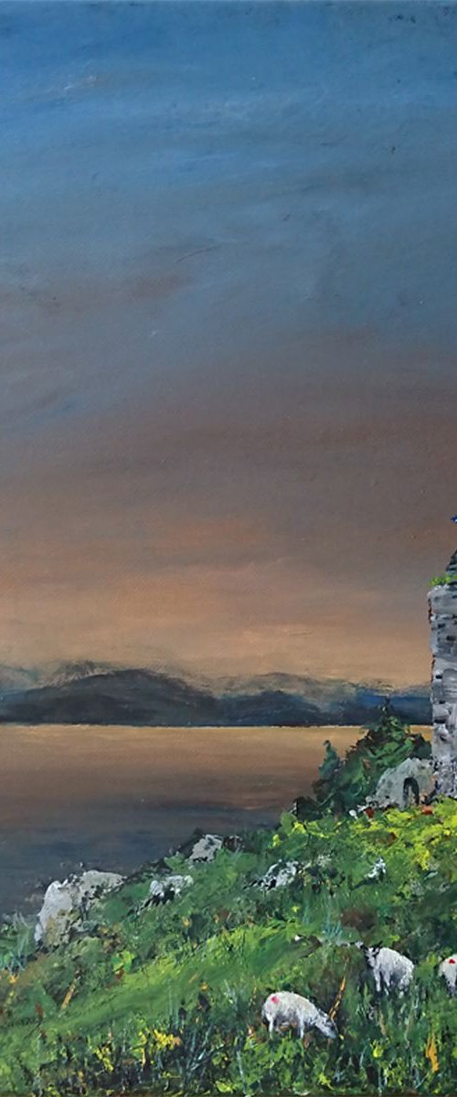 Tarbert Castle Scotland by Stephen Murray