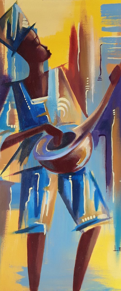 My Goji (local guitar) by Alex Mensah