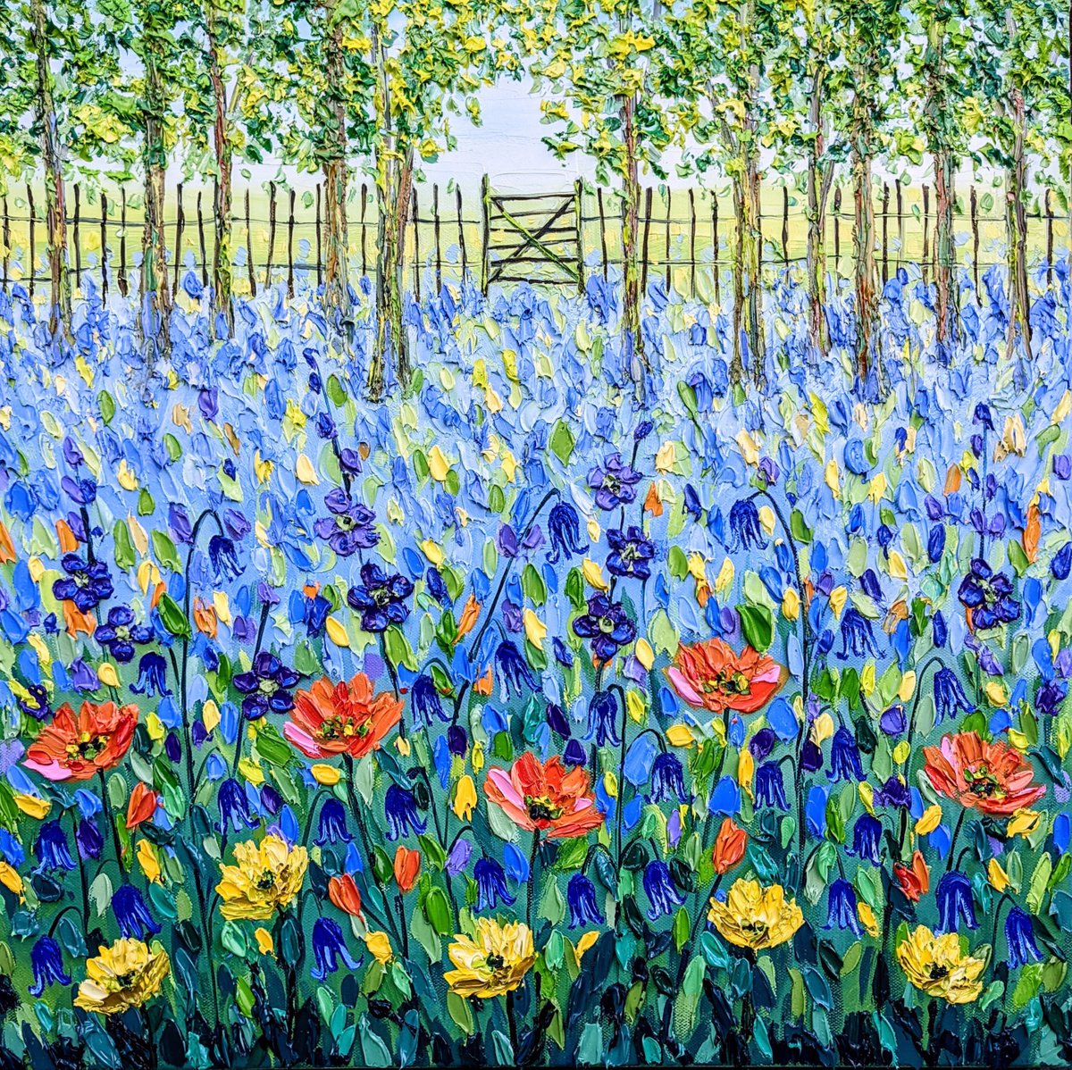 Bluebell meadow by Paige Castile