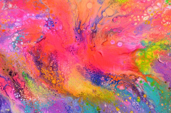 Flowing Energy 61 - Large Colorful Abstract