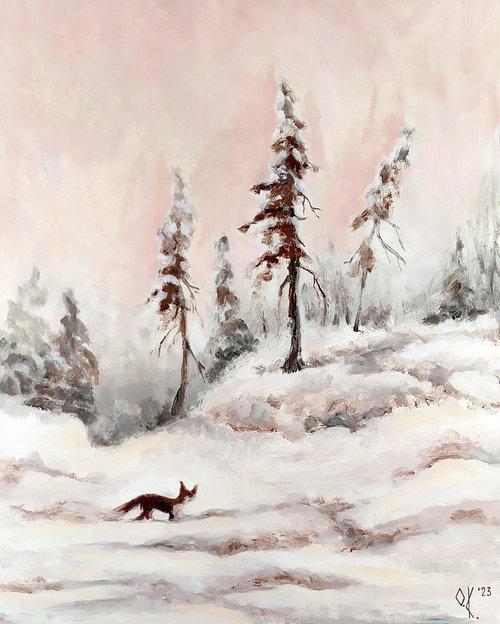 Fairy Winter Forest by Olena Kucher