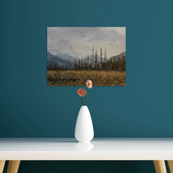 Foggy mountains
