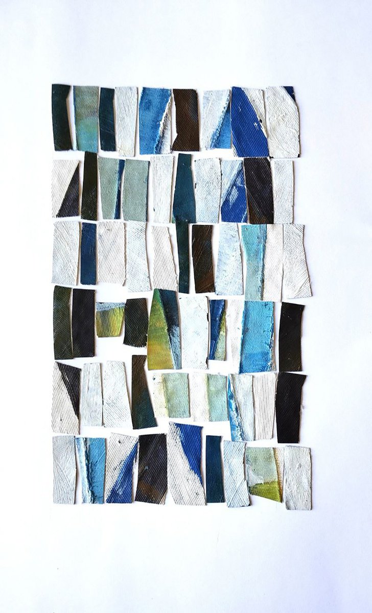 Abstract Painting By Liubov Palii, 11 X 17", Harmony, Original Artwork