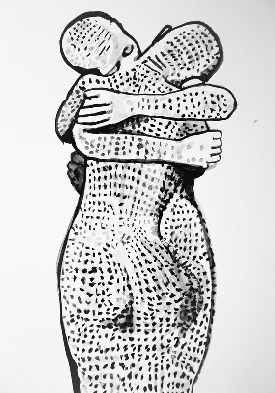 Hug / 50 x 35 cm