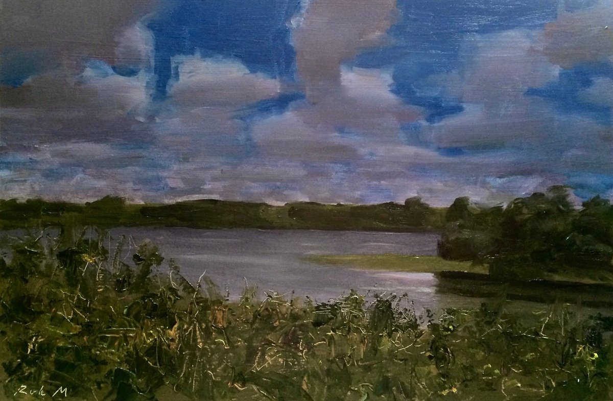 Cloudy Summer Day By Michael Rak, 12 X 8, Artwork For Sale On Artfinder