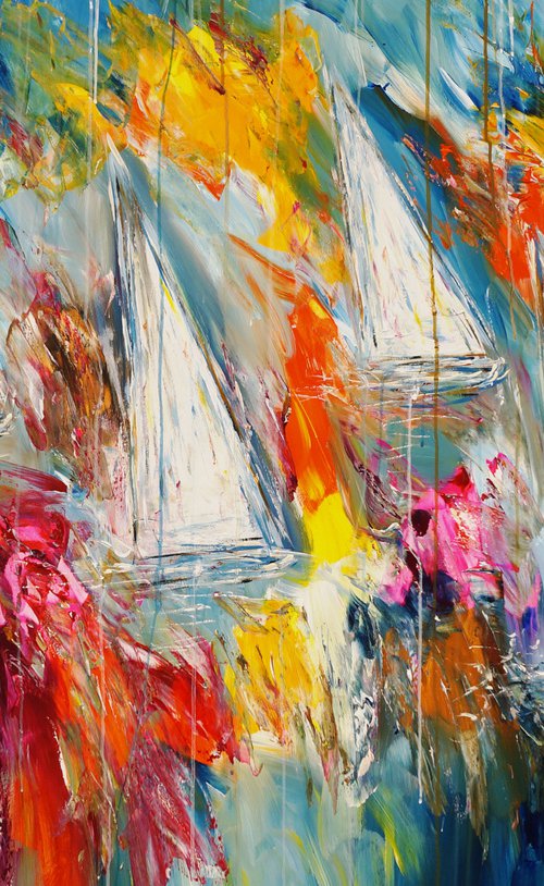 Stormy Sailing Regatta XL 1 by Peter Nottrott