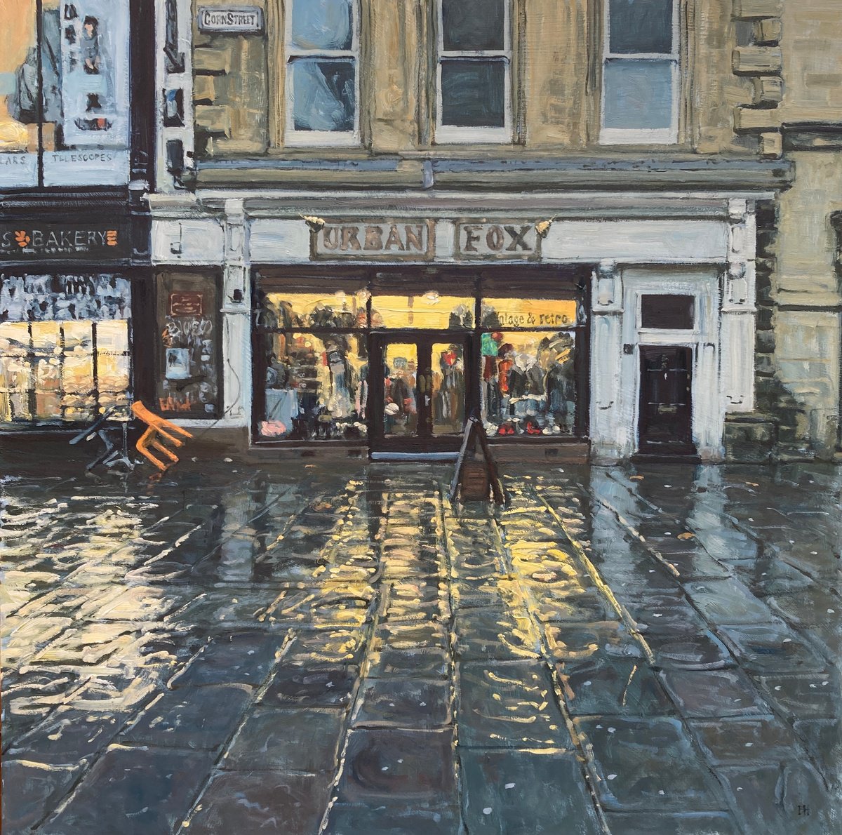 Urban Fox By Ben Hughes, 20 X 20, Artwork For Sale On Artfinder