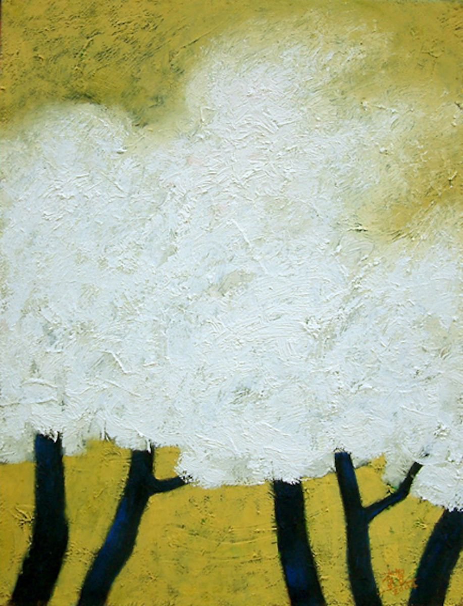 Landscape Oil Painting By Zhi Li, 12 X 16", Landscape 06, Original Artwork