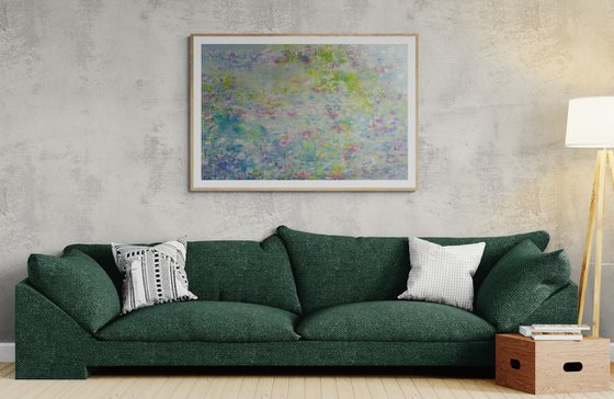 Pale Blue Waterlilies