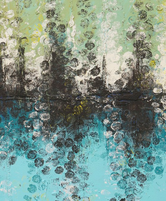 Boiling Bubbles Turquoise