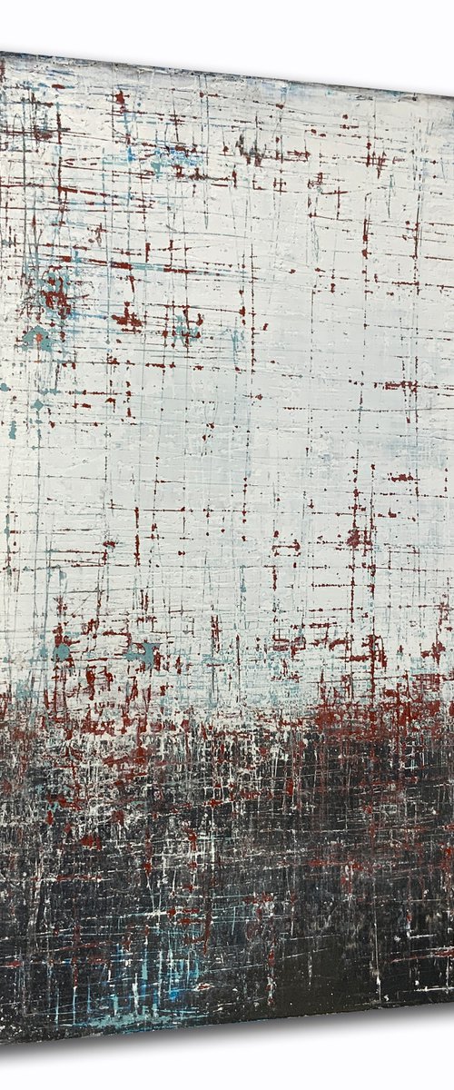 Tearing It Down (XL 48x48in) by Robert  Tillberg