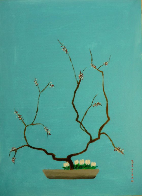 IKEBANA.SOURCE OF INSPIRATION / 15,75 x 11,81 in ( 30 x 40 cm )