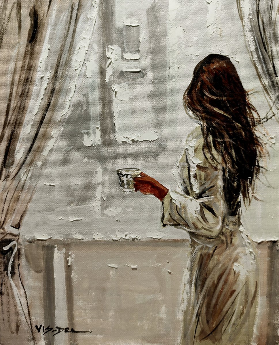 Girl by window2 by Vishalandra Dakur
