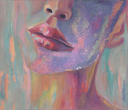 COSMIC WOMAN - Limited Edition of 10, Giclee prints on canvas by Anna Miklashevich