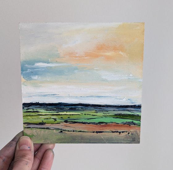 Miniature Abstract Chilterns Landscape #14