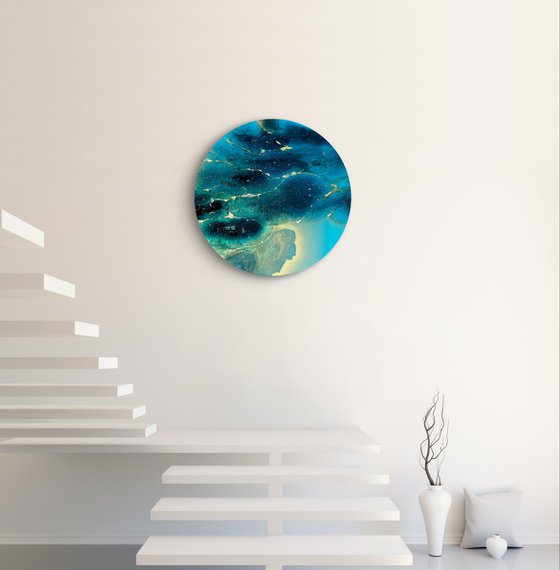 Golden Halo, Blue Depth #1