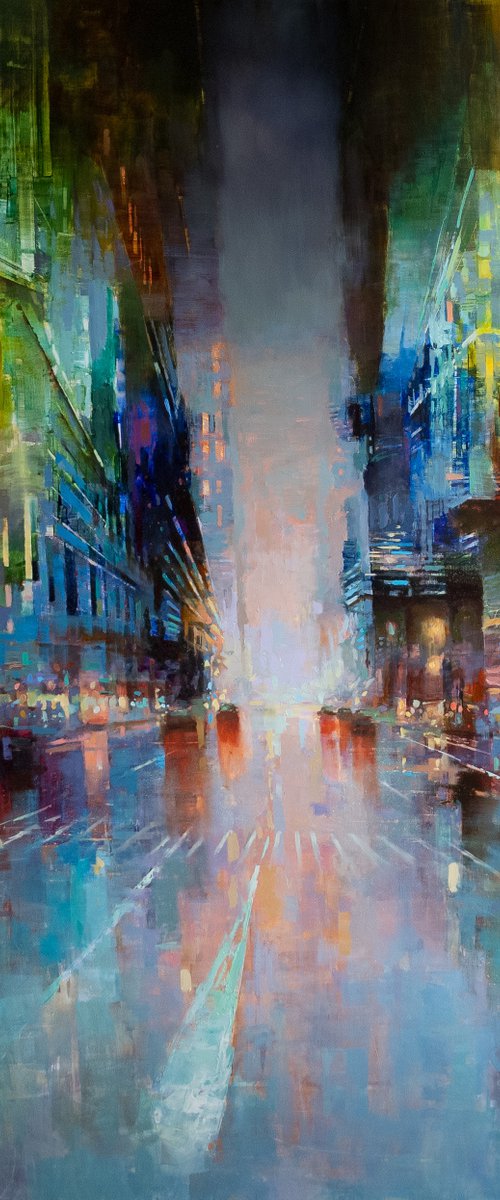 The City Lights by Aleksandr Jerochin