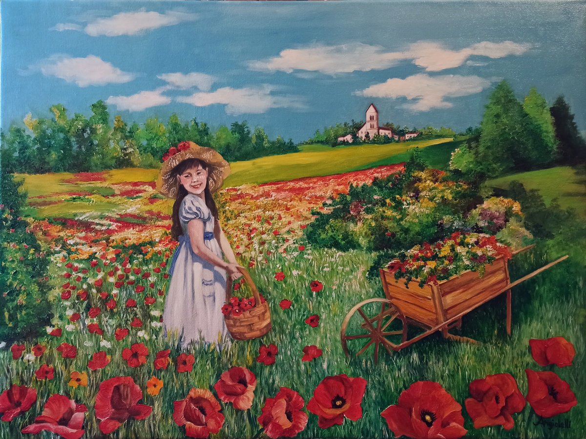 Summer landscape by Anna Rita Angiolelli