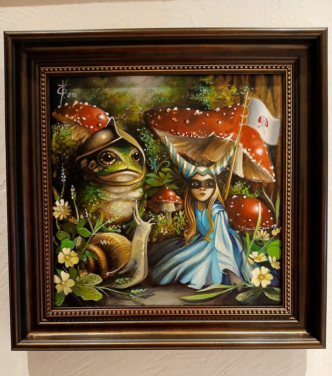 Surrealistic Animal Acrylic Painting By Valentina Toma