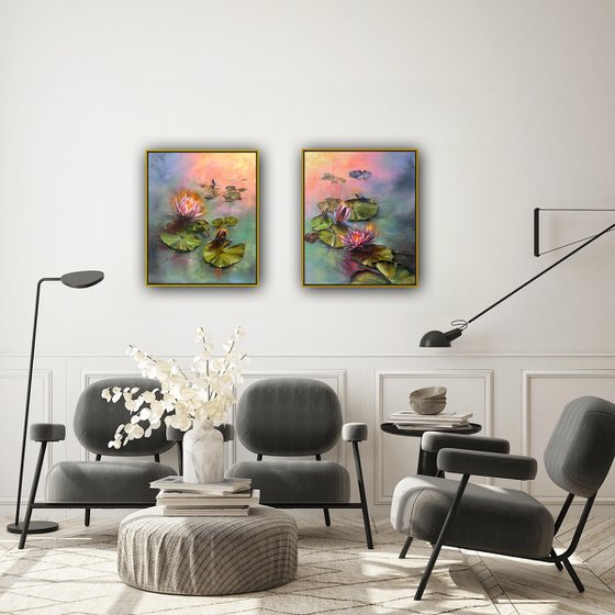 Lilies of Sunrise III & IV