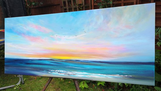 Gentle Skies - seascape, stunning, panoramic