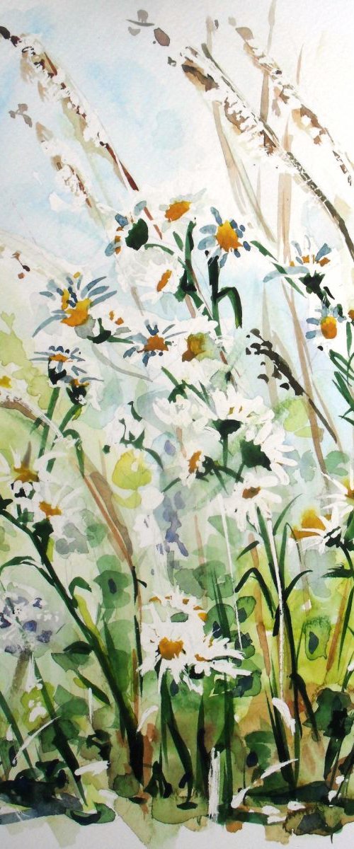 The summer meadow by Beta Sudnikowicz