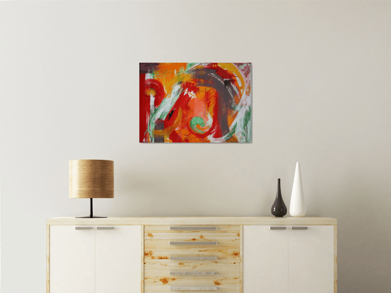 Abstraction. Color Game / Original Painting