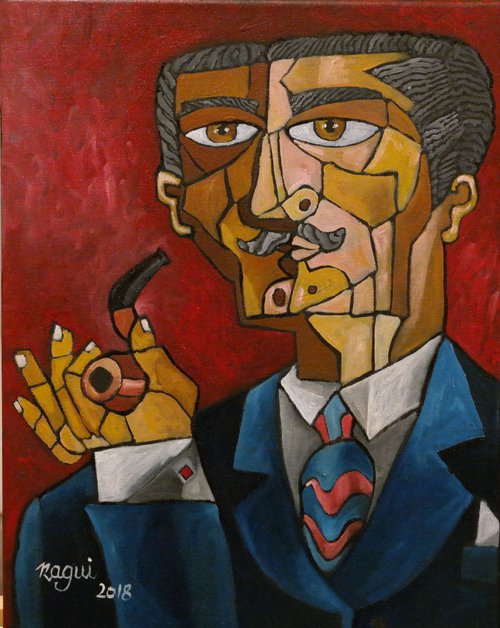 Man with a pipe by Nagui